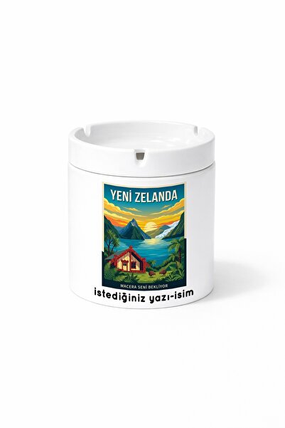 Kirbi Reklam New Zealand - New Zealand City Double-Sided Printed Ashtray Asht...