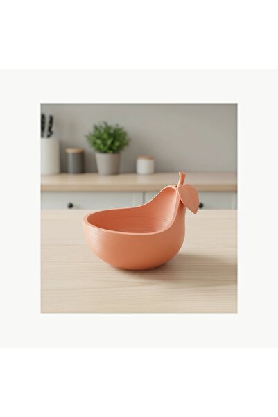 OEM Bol Decorativ Modern Imprimat 3D, Formă Naturală de Pară, 15cm