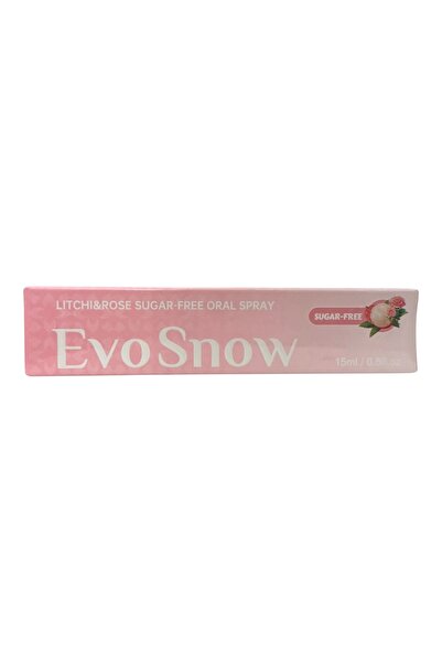 Evo snow litchi and rose sugar free oral spray