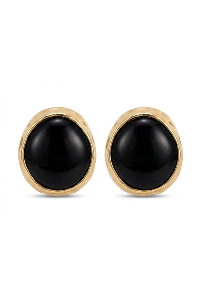 GenelTedarik Steel Gold Framed Trendy Earrings |   Does Not Darken |   Women'...