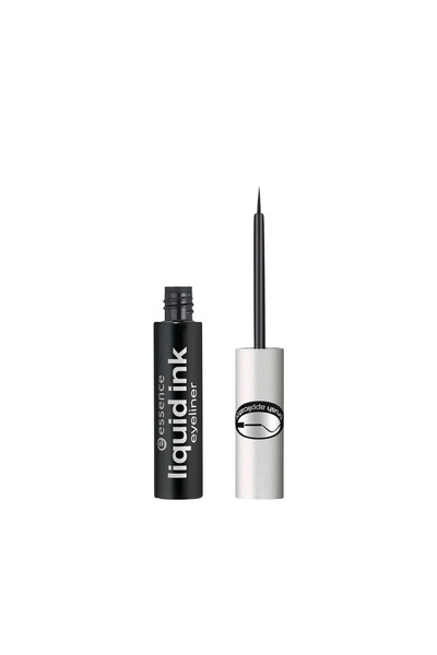 Essence Cerneală lichidă, Pensulă, Tuș lichid, 01, Negru, 3 ml