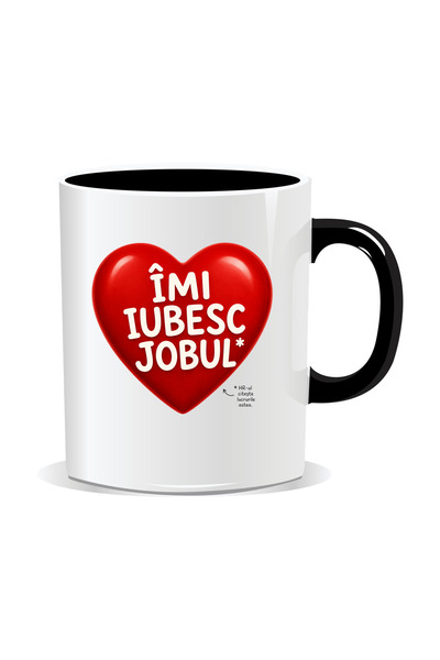 Mug Mania Personalized mug with messages for corporate people, I love my job,...