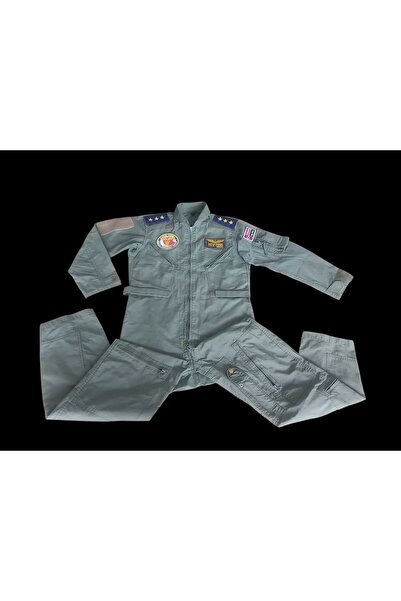 kho military design Haki Renk Uçuş Kombinezonu (Tulumu) Unisex Model-9 (M Beden)