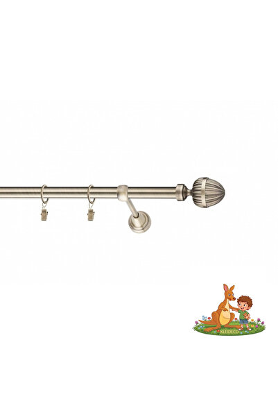 KLEIDECO Galerie simpla perdea Italia, Metal, Diametru 19mm, Capete Sorano, 2...