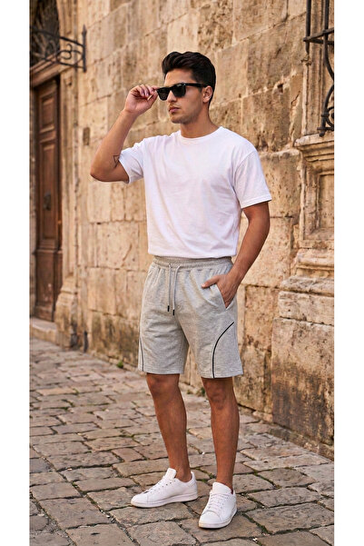 bgm fashion Muške šortske hlače sa bočnim džepovima, prednjim zatvaračem i ša...