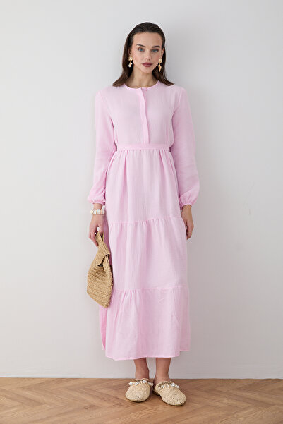 Melike Tatar Muslin Dress 68-6300