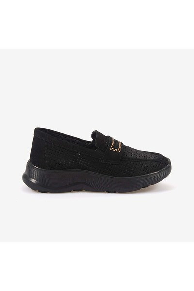KEMAL TANCA Women's Eva Sole Mesh Suede Casual Shoes 7040