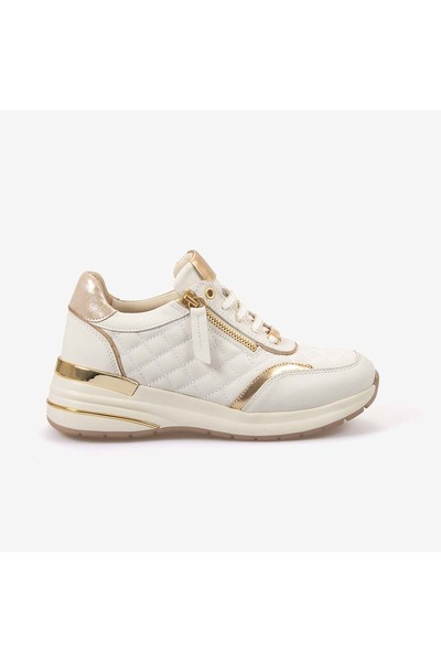 KEMAL TANCA Women's Eva Sole Quilted Stitched Lace-Up Sports & Sneaker Shoes ...