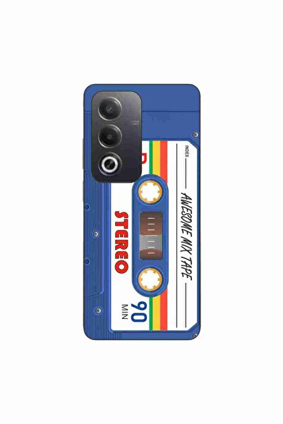 OEM Husa compatibila cu Oppo A80 Silicon Gel Tpu Model Caseta Vintage Mix Tape