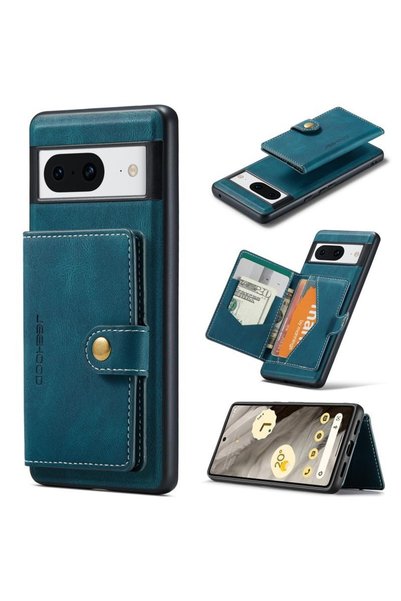 sscase JEEHOOD Retro Σκληρή Θήκη με Πορτοφόλι Blue (Google Pixel 8 5G)
