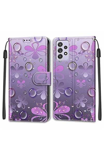 sscase Voltage Drawing Θήκη Πορτοφόλι Water Drop Flower (Samsung Galaxy A52/A...