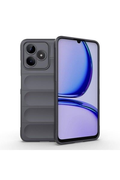 sscase Magic Shield Θήκη Σιλικόνης Dark Grey (Realme C53)
