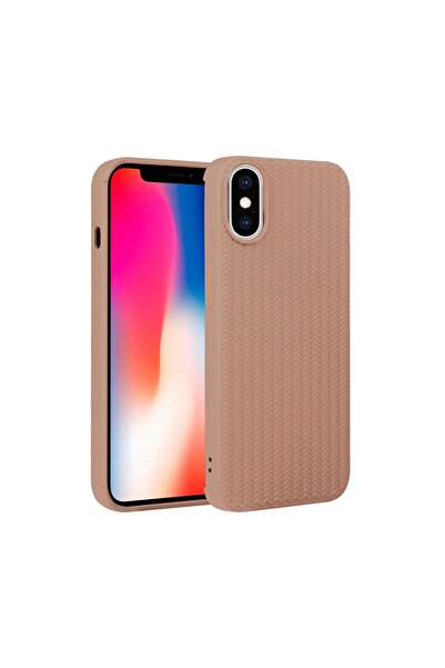 sscase Weave Texture Θήκη Σιλικόνης Brown (Apple iPhone X/Xs)