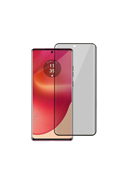 sscase Motorola Edge 50 Fusion 5G Anti-Spy Full Tempered Glass Black