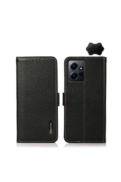 sscase Side-Magnetic Δερμάτινη Θήκη Πορτοφόλι Black (Xiaomi Redmi Note 12 4G)