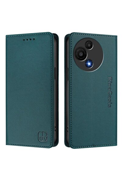 sscase RC01 Dual-Folded Θήκη Βιβλίο Dark Green (TCL 605 4G / 60 SE 4G)