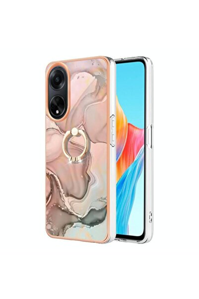 sscase Electroplating Σκληρή Θήκη με Δαχτυλίδι Rose Gold 015 (Oppo A98)