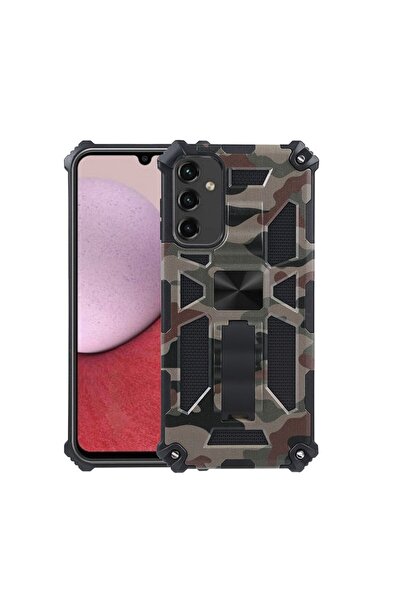 sscase Camouflage Armor Kickstand Σκληρή Θήκη Army Green (Samsung Galaxy A14 5G)
