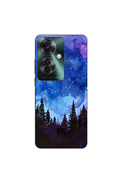 OEM Husa compatibila cu Oppo Reno11 F 5G Silicon Gel Tpu Model Night Forest