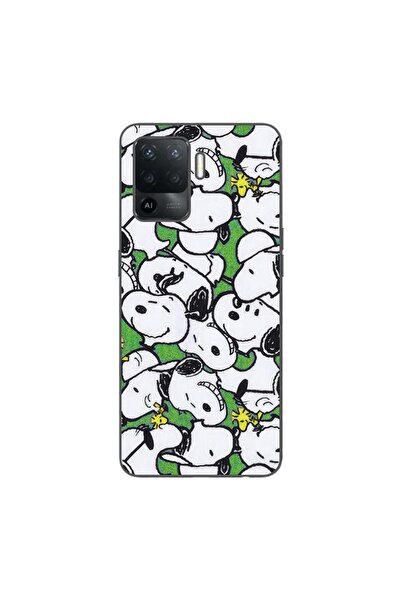 OEM Case compatible with Oppo Reno5 Lite Silicone Gel Tpu Model Snoopy Pattern