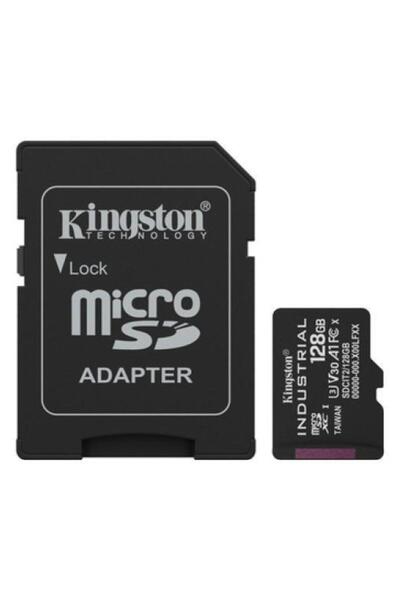 Kingston Card de memorie microSDXC industrial SDCIT2/128GB 128GB Clasa 10 + A...