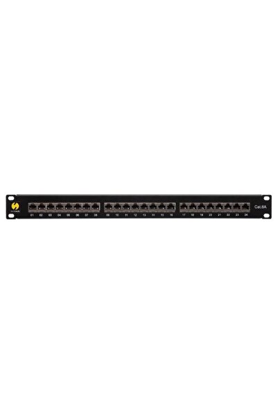 Netrack Πάνελ διασύνδεσης 104-19, ΚΑΤ.6Α, 24 Θύρες (Μαύρο)