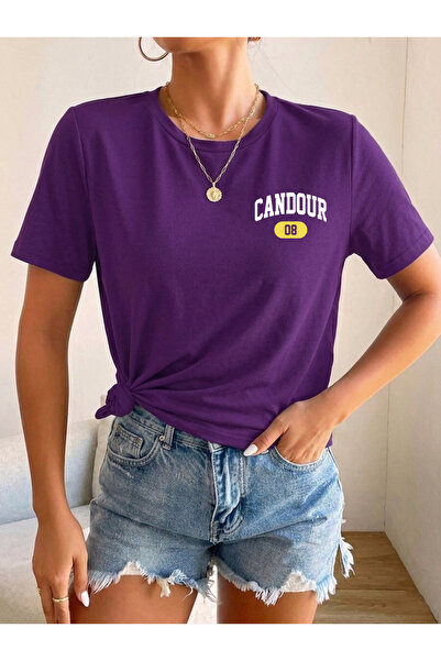 uyguntarz Unisex Candour 08 Baskılı Tasarım Tshirt