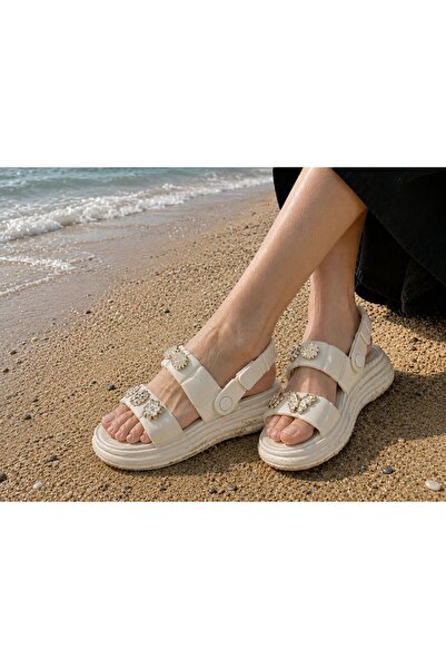 PAPUCUMUN DÜNYASI Women's Eva Cross Slippers Comfortable Lightweight Comforta...