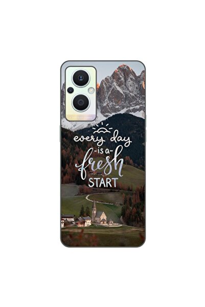 OEM Husa compatibila cu Oppo Reno7 Lite Silicon Gel Tpu Model Mesaj Fresh Start