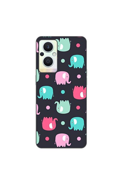 OEM Husa compatibila cu Oppo Reno7 Lite Silicon Gel Tpu Model Pattern Elefant