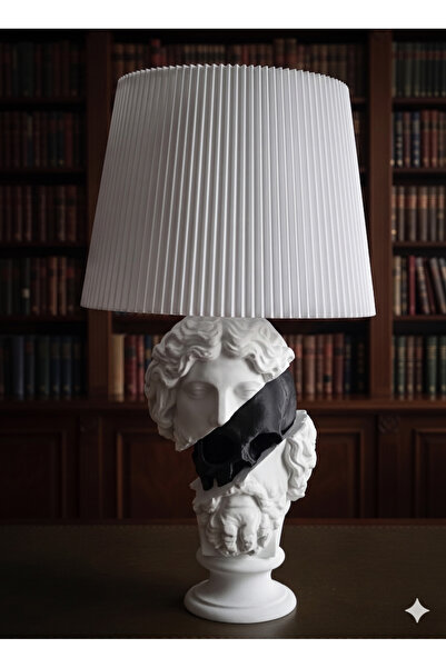 Pilovestik Gothic Sculpture Table Lamp, Dark Academy Home Decoration
