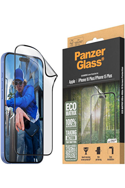 Panzer Glass PanzerGlass Matrix Σκληρυμένο Γυαλί (iPhone 15 Plus / 16 Plus)