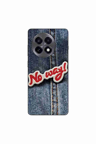 OEM Θήκη συμβατή με OnePlus 13R Σιλικόνης Τζελ TPU Μοντέλο No Way Jeans