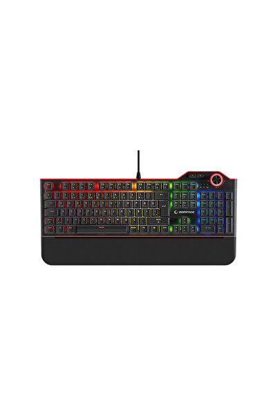 Rampage Hydra R6 Full Color RGB LED Gaming Pro Red Switch Q Aluminyum Kaplama...
