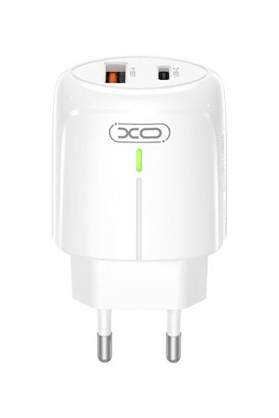 Xo Φορτιστής Χωρίς Καλώδιο με Θύρα USB-A και Θύρα USB-C, 20W Power Delivery, ...