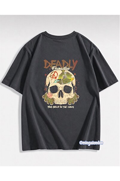 Minga London Tricou supradimensionat cu imprimeu DeadLY Paradise
