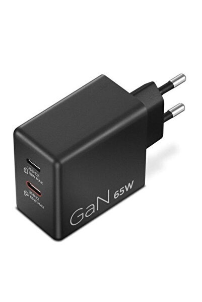 LENOVO Φορτιστής GaN με 2 θύρες USB-C και καλώδιο USB-C σε USB-C 65W Μαύρο (4...