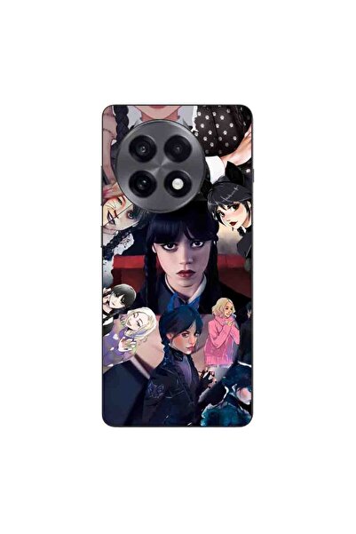 OEM Husa compatibila cu OnePlus 13R Silicon Gel Tpu Model Wednesday Addams Co...