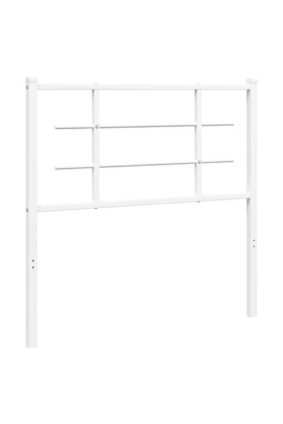 vidaxl Metal replacement headboard, white, 100 cm