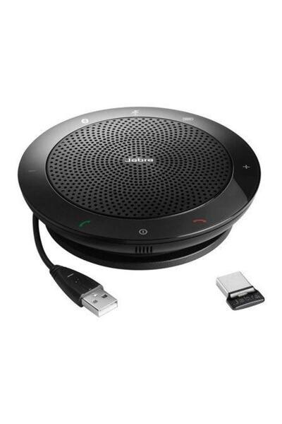 Jabra Speak 510 MS+ Teleconference Speakerphone, Bluetooth, USB, Black