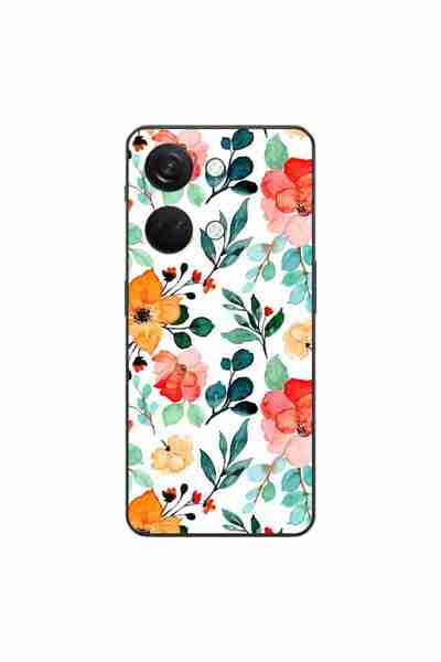 OEM Husa compatibila cu OnePlus Nord 3 Silicon Gel Tpu Model Painted Flowers