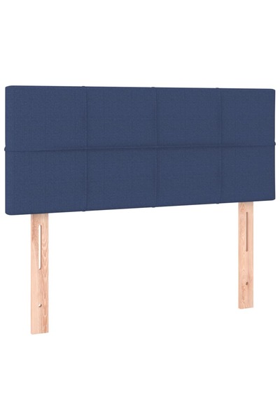 vidaxl Bed headboard, blue, 90x5x78/88 cm, textile