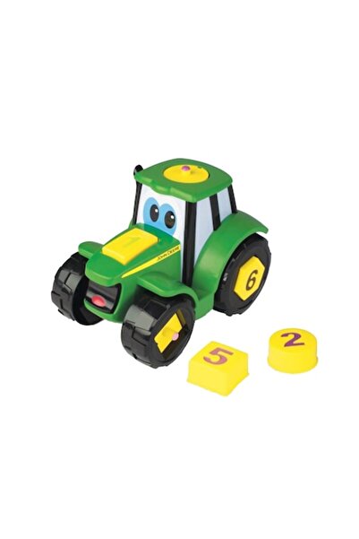 Tomy Tractor John Deere cu forme și numere