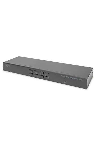 Digitus 8-портов HDMI KVM суич, 4K Ultra HD, 3840x2160px, Черен
