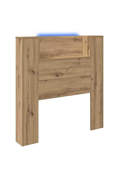 vidaxl Headboard Oak Artisanal 100 x 15 x 103.5 cm Composite wood