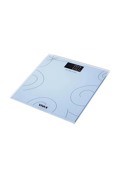 VIVAX PS-158W Bathroom Scale, 180 kg, Glass, Blue