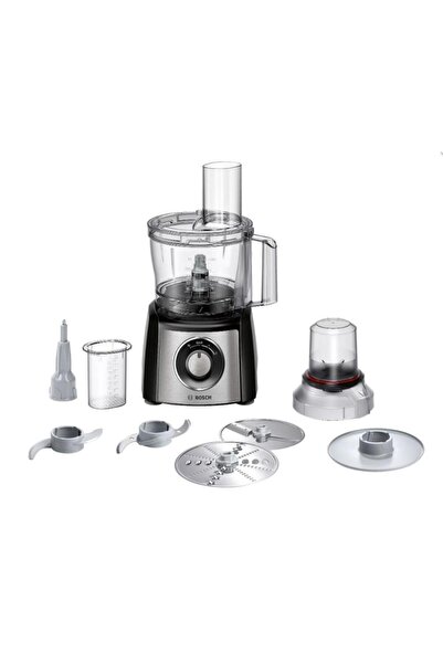 Bosch Robot de bucătărie MCM3401M, 800W, 2 viteze, 2.3L, Negru/Oțel inoxidabil