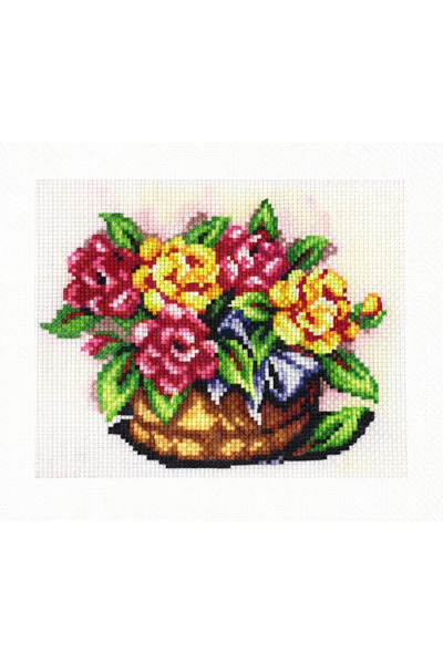 iğne izi Set de broderie cu punct în cruce cu model – Kit de broderie manuală...
