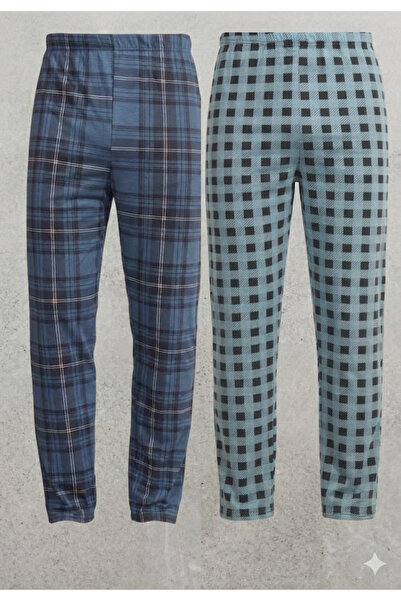 Serena Pantaloni de pijama barbat 2 piese/set - multicolor