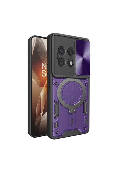 Evolium Phone Case for OnePlus 13r, Camera Protection, with Stand, TPU, Evoli...